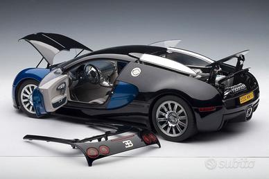 Bugatti Veyron 16.4 (Black/Blue) 1/18 Autoart