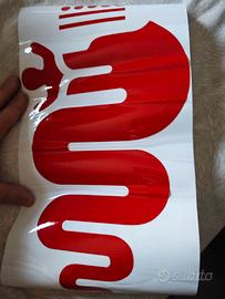 adesivo biscione rosso per cofano alfa romeo Giuli