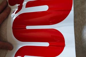 adesivo biscione rosso per cofano alfa romeo Giuli