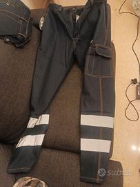 Pantaloni da lavoro estivi elasticizzati taglia 52