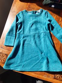 vestito bambina maniche lunghe 5 anni