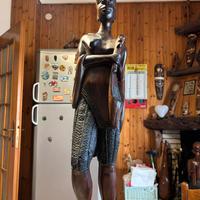 Statua etnica”Musicista/Cacciatore “