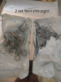 2 set ferri chirurgici