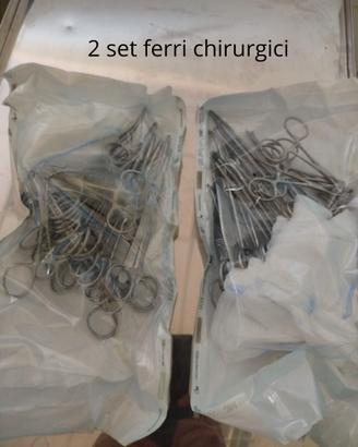 2 set ferri chirurgici