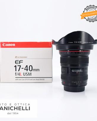 Canon EF 17-40 f/4 L USM Usato (G1014)