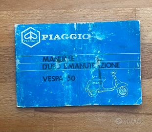 Manuale uso e Manutenzione vespa 50