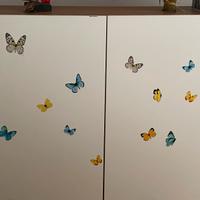 Armadietti portaoggetti Ikea bianchi