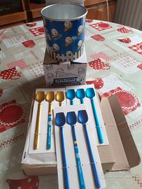 porta barattolino con 9 palettine gelato 