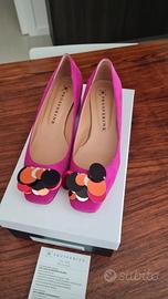 Décolleté Camoscio Magenta Prosperine