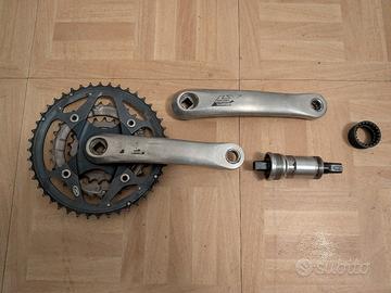 corona tripla + pedivella Shimano LX Vintage 