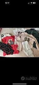Lotto vestiti bambina 6/7 anni.