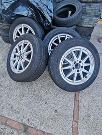 SET 4 CERCHI LEGA + 4 GOMME MERCEDES 205/60/16