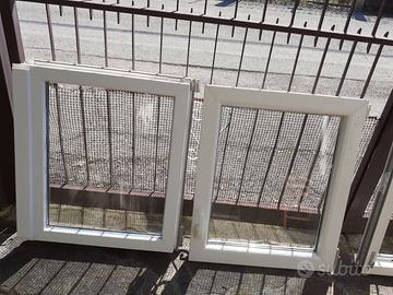 Finestra PVC 133x82 anta ribalta doppio vetro