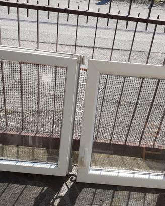 Finestra PVC 133x82 anta ribalta doppio vetro