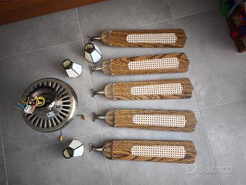 Ventilatore lampadario a soffitto