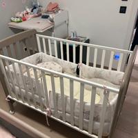 lettino bambino con materasso