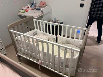 lettino bambino con materasso