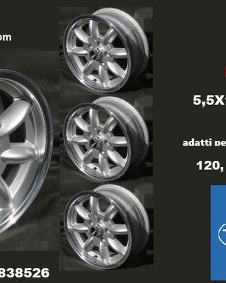 Cerchi minilite 5,5x15 5x114 et20 volvo