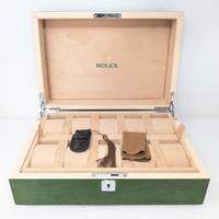 Rolex box watch 10 slot scatola porta orologi legn