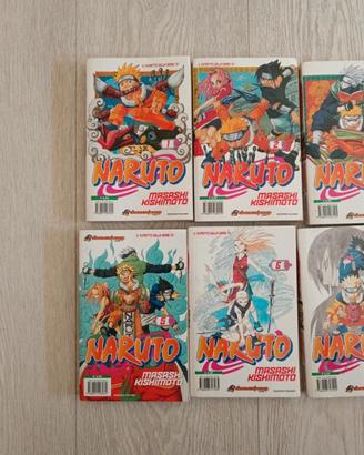Manga Naruto volumi 1-8