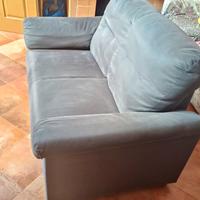 Divano grigio due posti + penisola Ikea