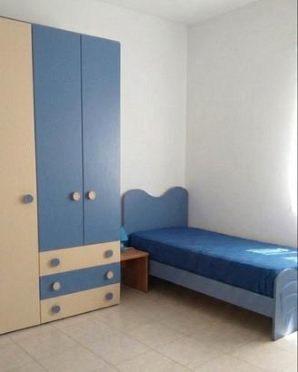 Letto singolo+armadio