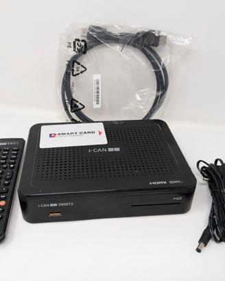 DECODER DIGITALE TERRESTRE i-CAN 3900T2 DVB-T2