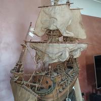 Modellino barca in legno