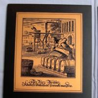 Antico quadro in rame Der Bierbrauer birraio