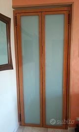 Porta in alluminio tipo saloon o a vento