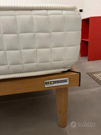 Materasso una piazza e mezzo con rete come nuovo