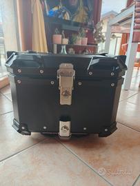 Top Box moto 45L alluminio nero nuovo
