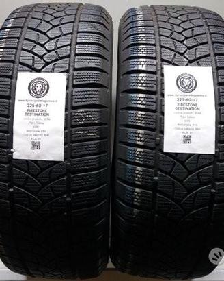 2 gomme 225 60 17 firestone a8098