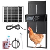 Porte automatiche per galline con pannello solare