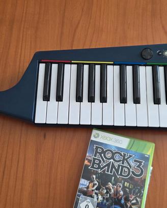 Wireless Keyboard Controller Rockband3 per Xbox360