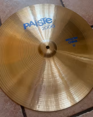 Piatto Paiste 2000 Mellow China 18" (Logo Blu)