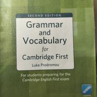 Grammar and vocabulary for Cambridge First B2