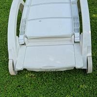 poltrona reclinabile, lettino , prendisole