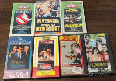 7 videocassette originali 