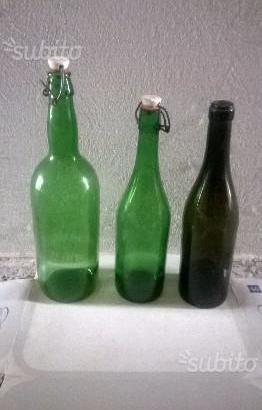 Bottiglia vetro da 2 Litri e 1 Litro