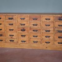 VECCHIA CASSETTIERA INDUSTRIALE RESTAURATA