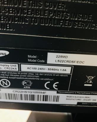 Samsung 22” LCD TV monitor