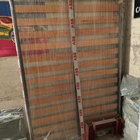 Rete con doghe in legno + materasso Eminflex