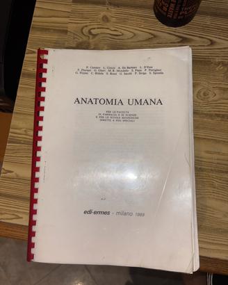 Anatomia Umana Castano, Edi-Ermes, Milano 1989