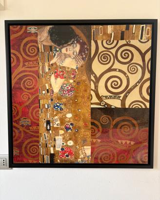 Quadro bacio di klimt