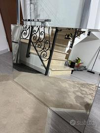 Specchio moderno rettangolare con luce integrata