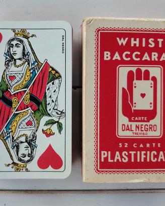 Mazzo Carte DAL NEGRO 1958 Whist Baccarat+Scatola