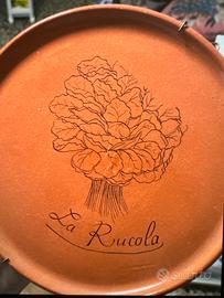 Due piatti terracotta Piral Albisola