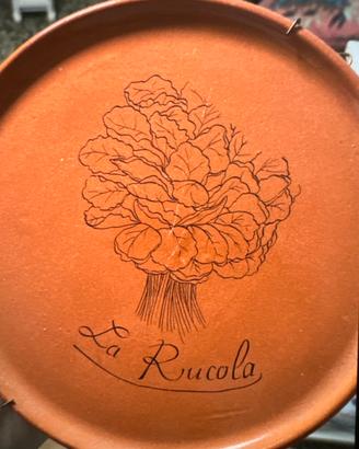 Due piatti terracotta Piral Albisola