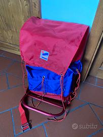 Zaino con telaio di alluminio